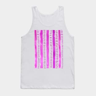 Watercolor lines - pink Tank Top